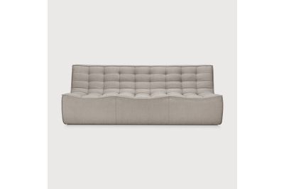 N701 MODULAR SOFA - ECRU ECO FABRIC - 3 SEATER 
