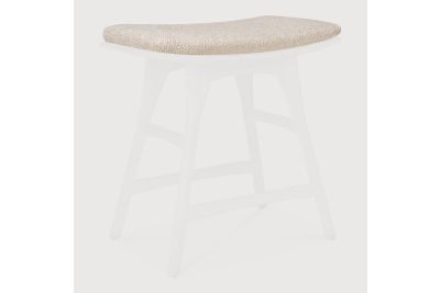 OSSO OUTDOOR STOOL CUSHION - NATURAL FABRIC 