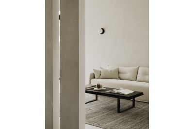 WEAVE SOFA - BONE FABRIC - 3 SEATER - REMOVABLE COVER 244 X 95 X 75 21412