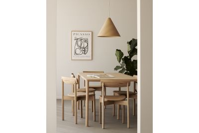 RISU DINING CHAIR - VARNISHED OAK 48 X 48 X 77 50078
