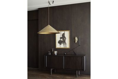 FLOW SIDEBOARD - VARNISHED MAHOGANY - ROSE BROWN - 2 SLIDING DOORS 168 X 45 X 82 35085