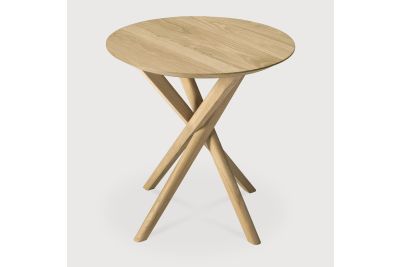 ETHNICRAFT OAK MIKADO SIDE TABLE 50x50