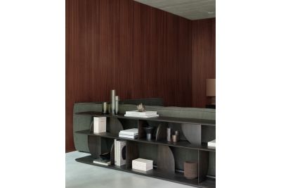 GEOMETRIC SOFA CONSOLE - TEAK 210 x 35 x 67	