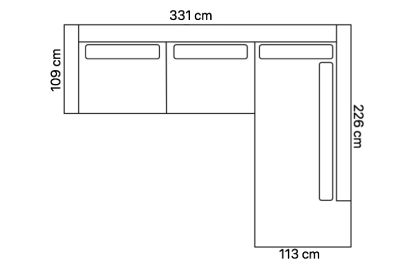 NIEUW uit voorraad : Magic Marrakech 2,5 AL + Ottoman R