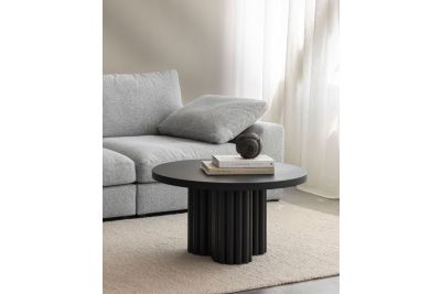 ARTISTIC ROME SALONTAFEL | 80 X 45 CM | ZWART EIKEN SALE SHOWMODEL DEN HAAG