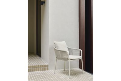 ETHNICRAFT CAPITAN OUTDOOR DINING CHAIR ALUMINIUM SAND 60221 59 x 64 x 75 CM
