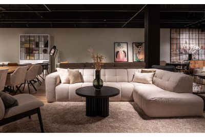 LAZY LUCCA |3-ZITS + OTTOMAN MINI | 310 x 200 x 75 cm SHOWMODEL AMSTERDAM BESCHIKBAAR 