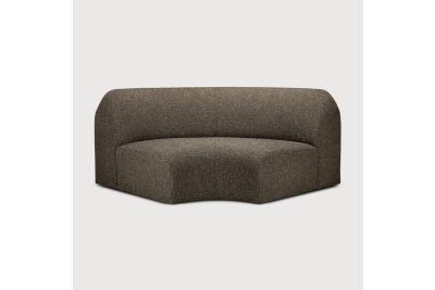BULKY MODULAR SOFA 90 CORNER CEDAR FABRIC 21441 133 x 133 x 75