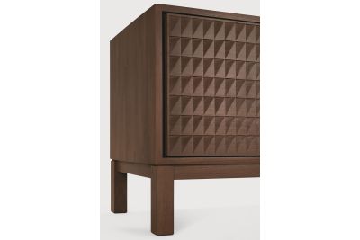 SONO TVCUBOARD - VARNISHED TEAK -LIGHT BROWN 15351 212 x 45 x 60CM