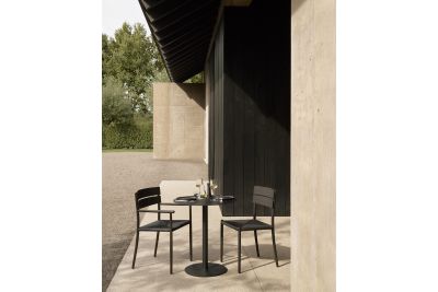 ETHNICRAFT ELIN OUTDOOR DINING CHAIR ALUMINIUM DARK BRONZE 60571 45 x 51 x 84 CM
