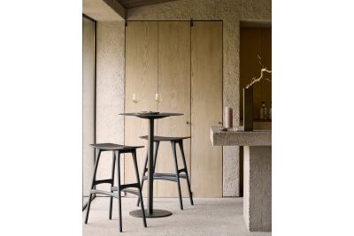 BLEND BAR TABLE METAL TOP DARK BRONZE - BRONZE BASE 70 x 70 x 108 CM 60123