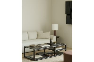 EDA COFFEE TABLE -MAHOGANY ROSE BROWN 35188 151 x 60 x 40 CM