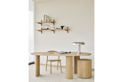 PI WALL SHELF - OAK - 1 SHELF - 51273 - 100 x 35 x 28 CM