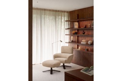 MERGE LOUNGE CHAIR - LOAM FABRIC 27010 - 87 x 93 x 98 CM