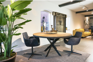 STEEL Round dining table 140 x 140 x 76 cm
140 x 140 x 76 cm