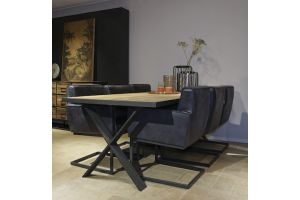 STEEL dining table 225 x 100 x 76 cm
225 x 100 x 76 cm