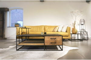 STEEL Coffee Table met 2 lades 120 x 75 x 40 cm
120 x 75 x 40 cm