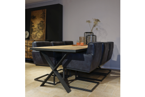 STEEL dining table 225 x 100 x 76 cm
225 x 100 x 76 cm