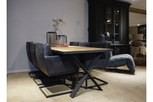 STEEL dining table 225 x 100 x 76 cm
225 x 100 x 76 cm