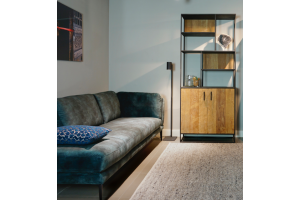 STEEL Open Kast met 2 deuren 90 x 40 x 210 cm 
90 x 40 x 210 cm 