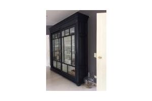 Servies kast op maat gemaakt