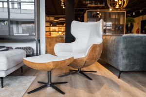 Cubic fauteuil met lage rugleuning
