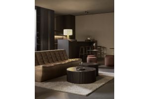 ETHNICRAFT N701 SOFA - 3 SEATER - OLD SADDLE 210x91x76 20084