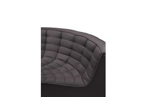 ETHNICRAFT N701 SOFA - CORNER - DARK GREY 91x91x76 20210