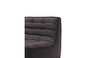 ETHNICRAFT N701 SOFA - 3 SEATER - DARK GREY 210x91x76 20234