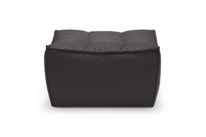 ETHNICRAFT N701 SOFA - FOOTSOOL - DARK GREY 70x70x43 20228