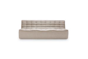 ETHNICRAFT N701 SOFA - 3 ZITS - BEIGE 210x91x76 20231