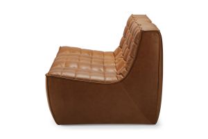 ETHNICRAFT N701 SOFA - 2 SEATER - OLD SADDLE 140x91x76 20083