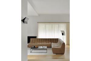 ETHNICRAFT N701 SOFA - CORNER - OLD SADDLE 91x91x76 20080