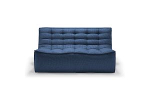 ETHNICRAFT N701 SOFA - 2 SEATER - BLUE 140x91x76 20074