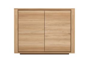 ETHNICRAFT OAK SHADOW SIDEBOARD - 2 DOORS 109x45x84 51370
