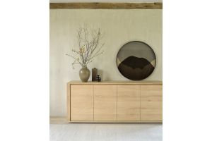 ETHNICRAFT OAK SHADOW SIDEBOARD - 5 DOORS 250x45x84 51373