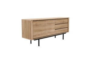 ETHNICRAFT OAK SHADOW SIDEBOARD 2 DOORS-3 DRAWERS 180x45x80 51387