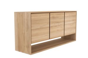 ETHNICRAFT OAK NORDIC SIDEBOARD-3 DOORS 158x45x78 51437