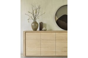 ETHNICRAFT OAK SHADOW SIDEBOARD - 4 DOORS 203x45x84 51372 
