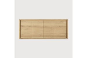 ETHNICRAFT OAK SHADOW SIDEBOARD - 4 DOORS 203x45x84 51372 