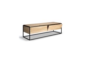 ETHNICRAFT MONOLIT TV CUPBOARD 1 DOOR-1 DRAWER    