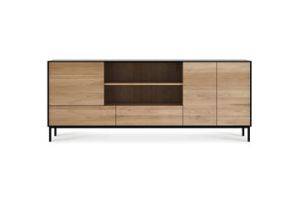 ETHNICRAFT BLACKBIRD SIDEBOARD 3 DOORS-2 DRAWERS