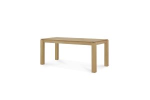 ETHNICRAFT OAK SLICE DINING TABLE 180x90x76