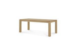 ETHNICRAFT OAK SLICE DINING TABLE 200x100x76