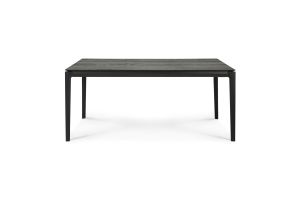 ETHNICRAFT BLACK OAK BOK DINING TABLE 180x90x76 51506