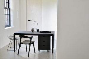 ETHNICRAFT BLACK OAK BOK DINING TABLE 180x90x76 51506