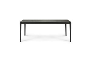 ETHNICRAFT BLACK OAK BOK DINING TABLE 200x95x76 51507