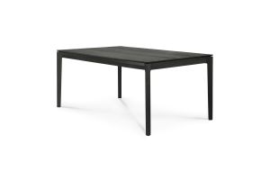 ETHNICRAFT BLACK OAK BOK DINING TABLE 160x80x76 51505