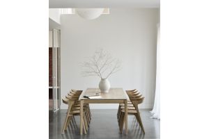 ETHNICRAFT OAK OIL BOK UITSCHUIFTAFEL 160/240x90x76 51503