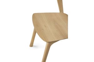 ETHNICRAFT OAK OIL BOK DINING CHAIR 50x54x76 51490